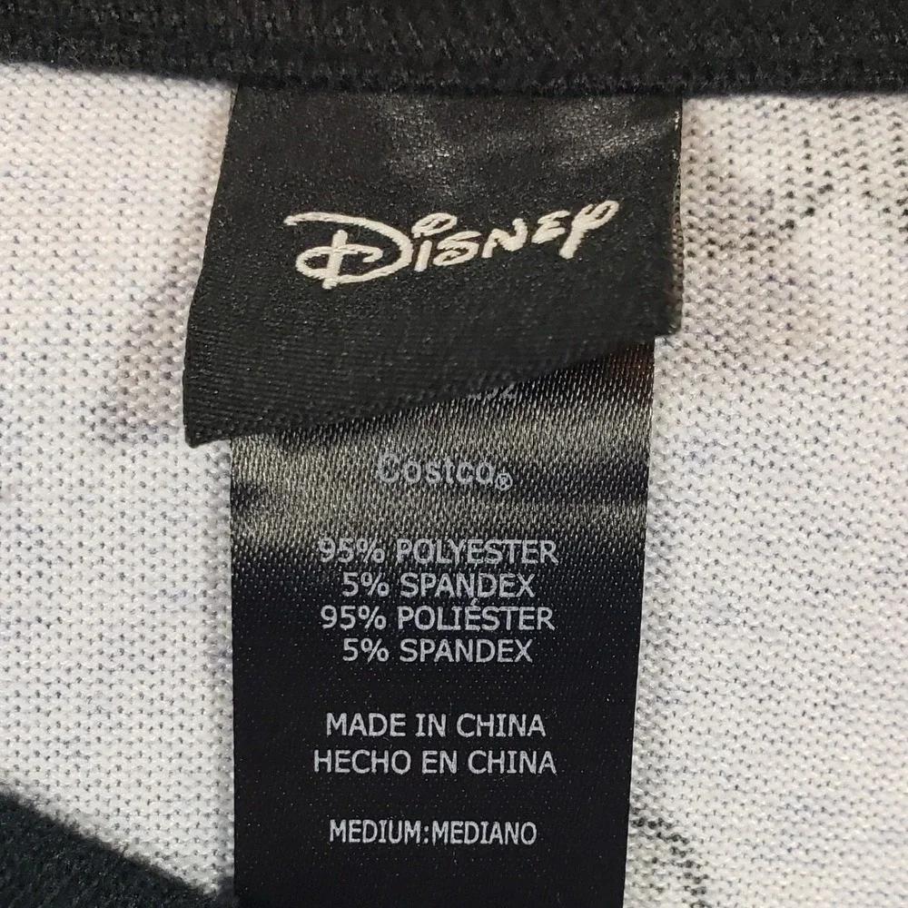 Disney Mickey Mouse Pajama Set Sleepwear Long Sleeve Pants Blue Size Medium - Picture 3 of 6